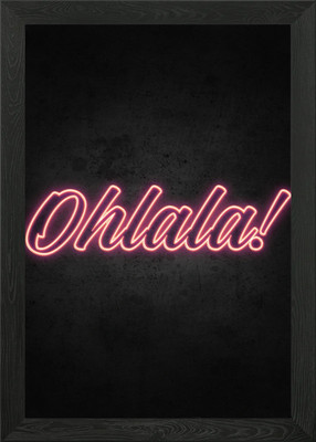 Ohlala Framed Wall Art Poster Canvas Print Picture