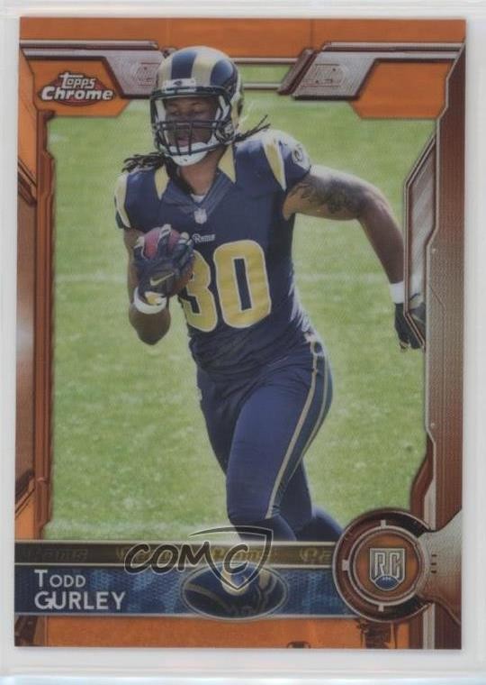 2015 Topps Chrome Rookies Orange Refractor Todd Gurley II Todd Gurley #110 0d8h