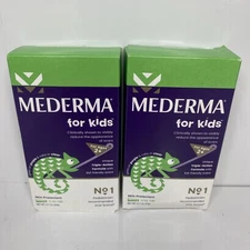2X MEDERMA For Kids Scar Treatment - Skin Protectant 0.7 Oz Gel Tube Exp. 12/25