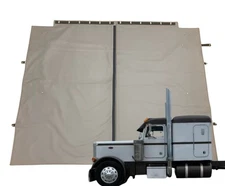 Peterbilt Flat Top Roof Sleeper Curtains Privacy Curtains