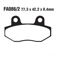 Bremsbelag EBC FA086 2HH Hinten FüR Hyosung GT 650 R I Sport Bj. 2007-2008