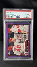 2012 Topps Chrome Purple Refractor #144 Mike Trout RC Rookie PSA 10 GEM MINT