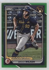 2024 Bowman Draft Green 82/99 Brock Wilken #BD-117 09an