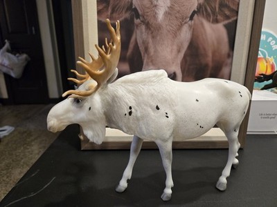 Breyer Roddick Moose Bull Black And White Piebald Figure Limited Edition 2025