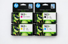 Genuine HP 963XL Black Cyan Magenta Yellow Ink Cartridges - Brand New Sealed