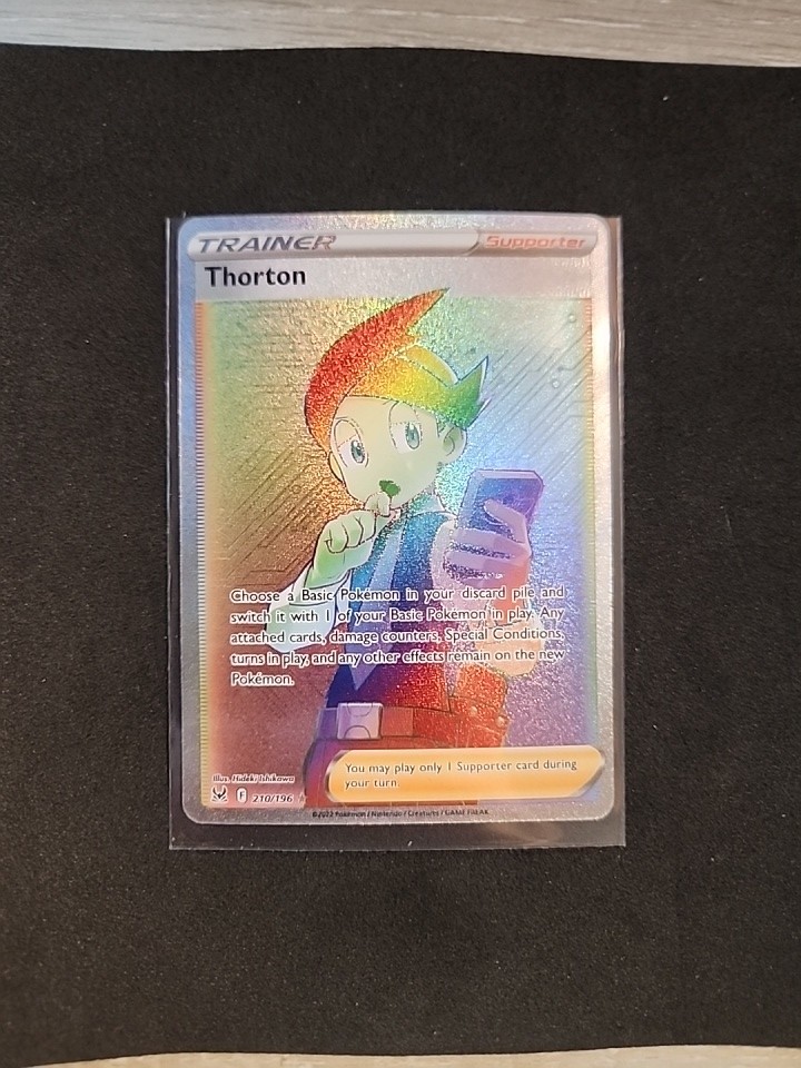 Thorton (Secret) - SWSH11: Lost Origin 210/196 Secret Rare NM | Pokemon TCG