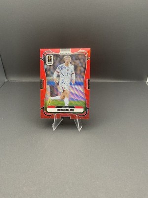 2026 Panini prizm FIFA World Cup Erling Haaland Red Wave 3/39