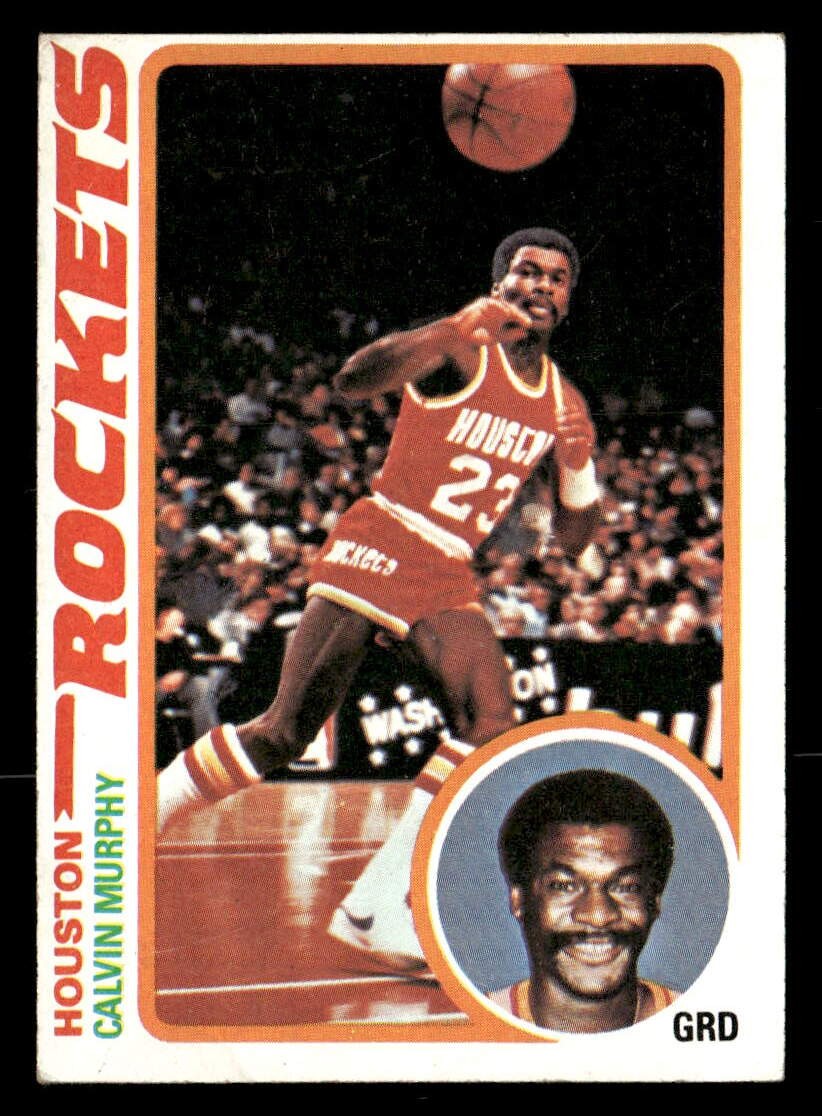 Calvin Murphy 1978-79 Topps Card #13 Houston Rockets (Surface Indentation)