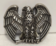 1982 Vintage Cast Metal Eagle Belt Buckle Avon Made in US