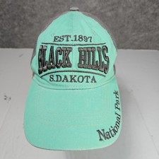 Black Hills South Dakota Cap Hat Adult OS Aqu...