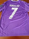 Cristiano Ronaldo  2017 Real Madrid Away final jersey- Becke