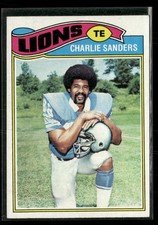 1977 Topps Football Charlie Sanders #85 Detroit Lions
