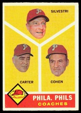 (Ken Silvestri / Dick Carter / Andy Cohen)  1960 Topps #466