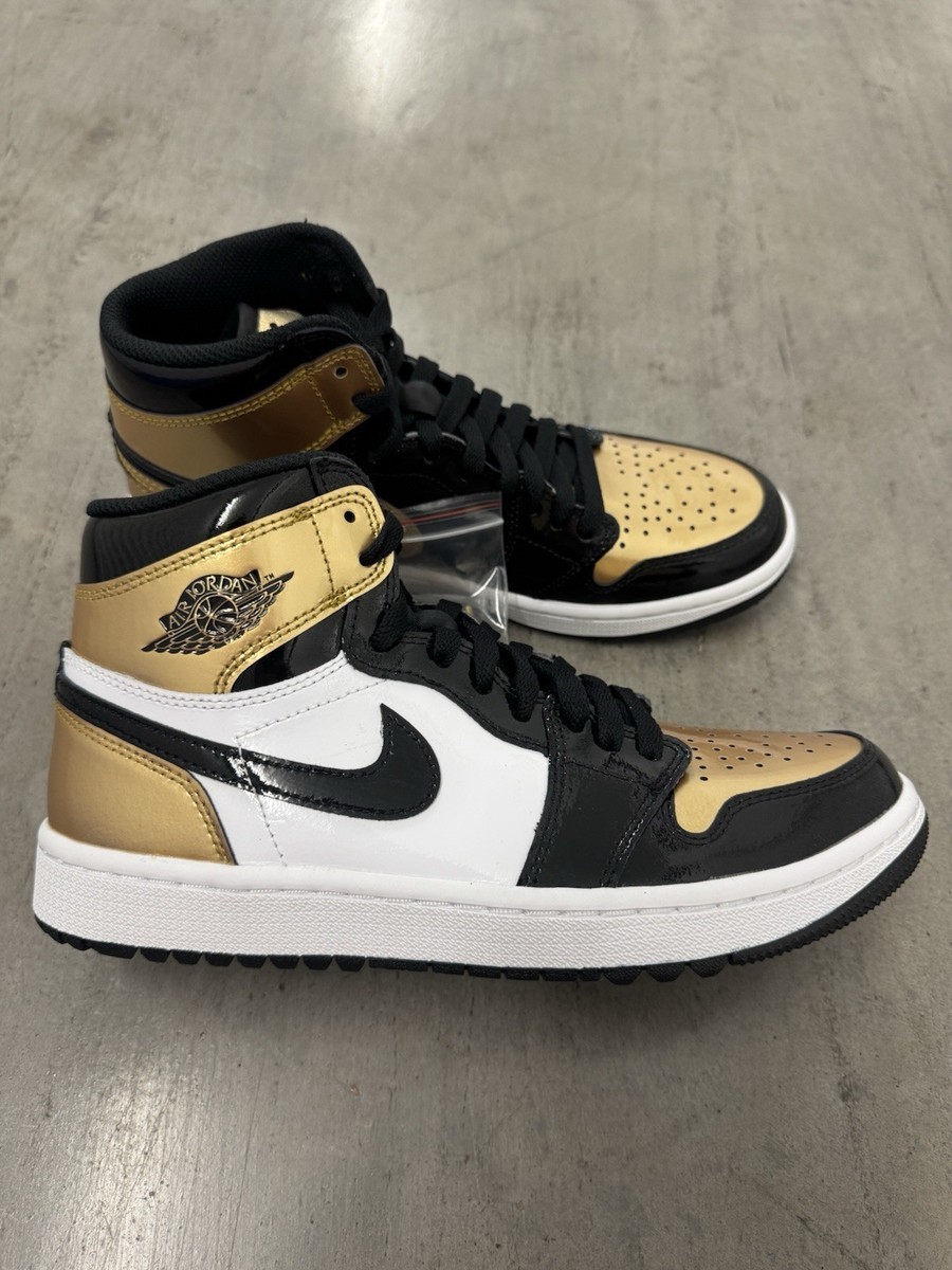 Size 7 - Air Jordan 1 Golf High Gold Toe for sale online | eBay