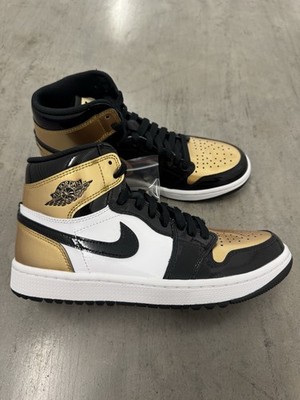 Size 7 - Air Jordan 1 Golf High Gold Toe for sale online | eBay
