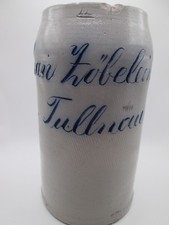 Alter Bierkrug Steinkrug geritzt  ~   Z&ouml;belein Tullnau  N&uuml;rnberg ~ Gasthaus