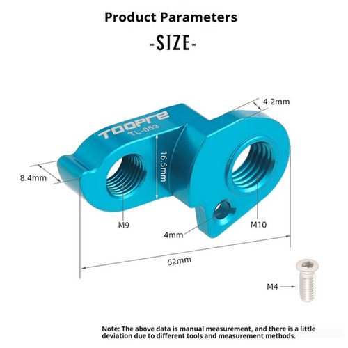ENLEE Bicycle Derailleur Hanger Extension Aluminum Mountain Bike Gear Extender - Picture 5 of 17