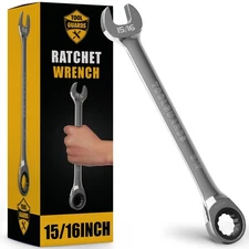 33PCS Complete Ratcheting Wrench Set, Metric, Standard, Combination Ratchet