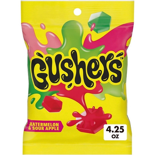 Gushers Snacks mit Wassermelone und saurem Apfelfruchtgeschmack, 4,25 Unzen, 8 pro Box, - Bild 9 von 14