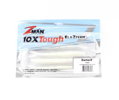 Zman Soft K�der DarterZ 6 Zoll 5/Pack Pearl (3960)