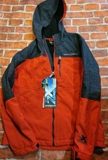 zeroxposur Boys Jacket Nwt 14 16 14/16 Red Black Gray Performance Shell