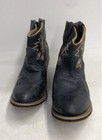 Laredo Kadi Black Leather Floral Embroidery Western Ankle Boots Women's Size 10 — photo 1