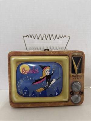 Vintage Bewitched Vintage 1999 Metal Lunch Box with Antenna Handle Vandor
