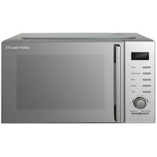 Image of Russell Hobbs RHM2348S Solo Microwave Oven Defrost Function 23L 800w Silver