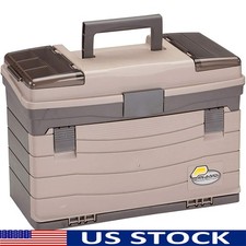 Tackle Storage System W/ DuraView Lids Four Drawer Organizer Fishing Gear New