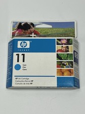 HP 11 Cyan Ink Cartridge C4836A OEM Brand New And Sealed Genuine Exp 2008