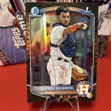 2025 Bowman Chrome Prospects Jancel Villarroel #BCP-26 1st Reptilian Refractor
