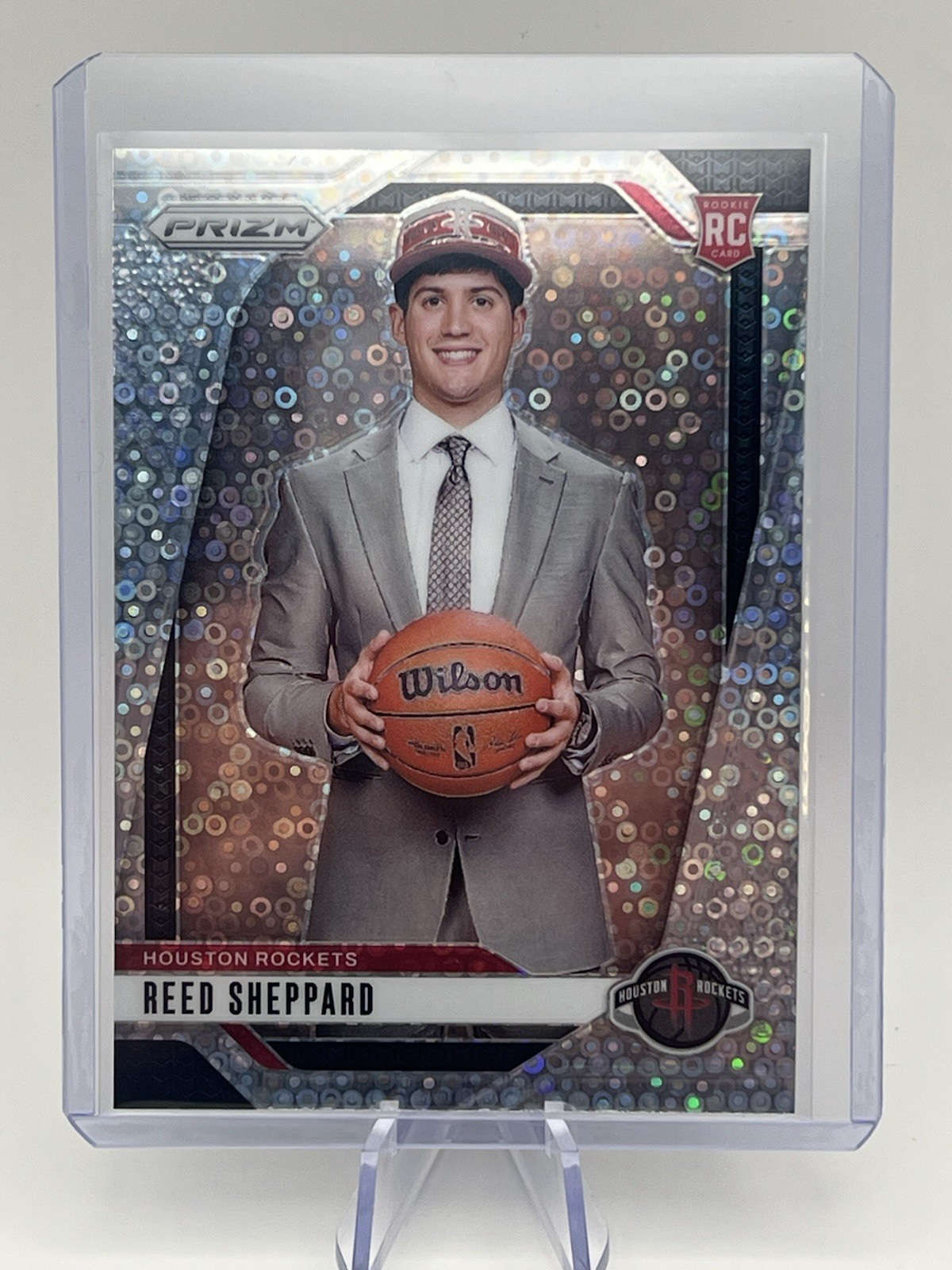 2024-25 Panini Prizm Reed Sheppard Houston Rockets Rookie Disco #268