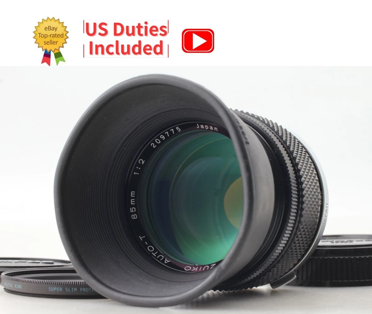 Olympus Zuiko f/2 Camera Lenses 85mm Focal for sale | eBay