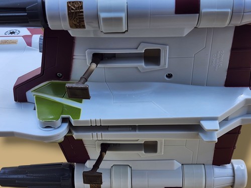 Hasbro Star Wars Clone Wars V-19 Torrent Assault Fighter Vehicle Komplett! - Bild 7 von 9