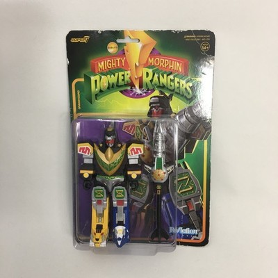 Super 7 ReAction DragonZord Battle Mode 6'' Mighty Morphin' Power Rangers NEW