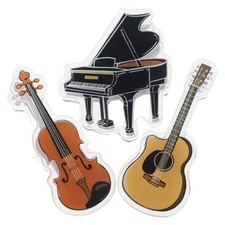 3 Pcs Music Sheet Holder Holders Piano Book Page Clip Clips