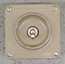 Brand New Old Stock Crabtree Vintage Industrial Factory Light Switch Toggle