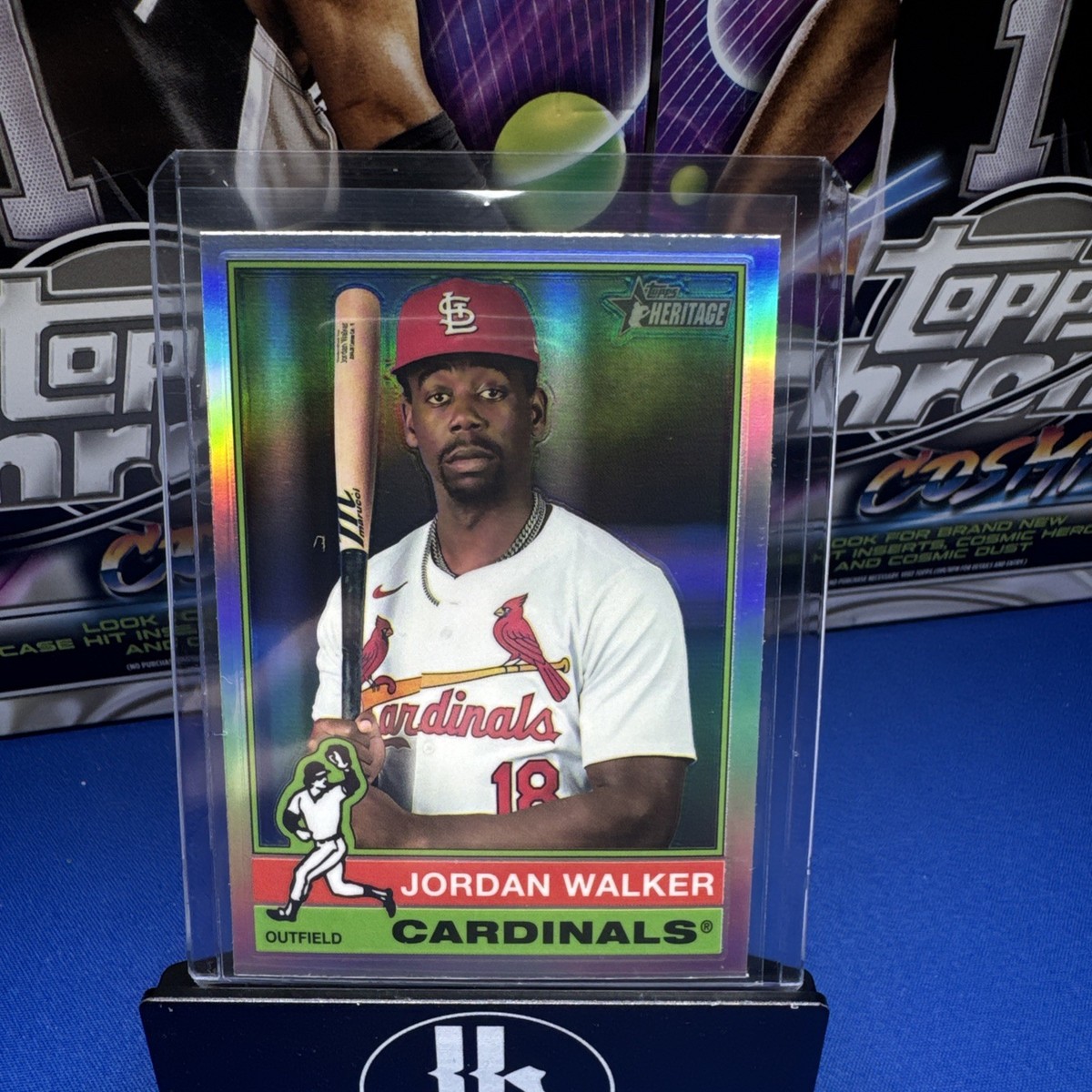 2025 Topps Heritage Baseball Jordan Walker Refractor #451 | eBay