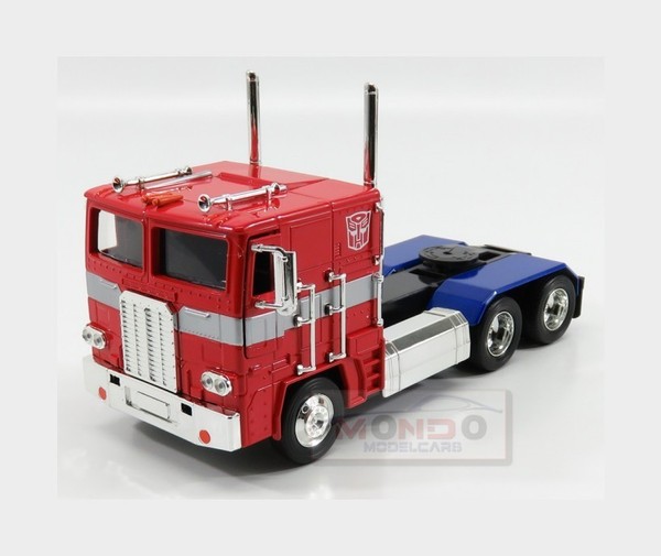 1:24 Jada Peterbilt 352 Tractor 1979 Optimus Prime Transformers Iv JADA99524 Mod-image