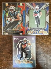 Tetairoa McMillan Rookie Lot RC Select Prizm Panthers ROY Rookie of the Year