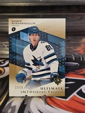 Shakir Mukhamadullin 2024-25 Ultimate Introductions RC #UI-MU Gold /25