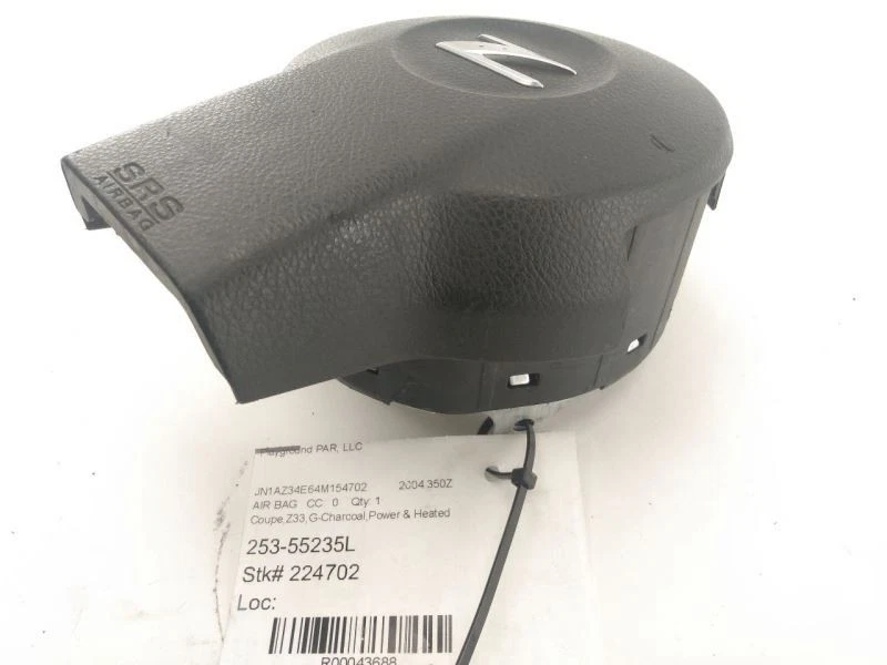 NISSAN 350Z COUPE Airbag Steering Wheel Air Bag Thru 1/06 Fits 2004-2006 Foto 4 de 4