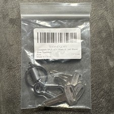 Quueparts ATV Blank Keys. Set Of 3 Keys. With Spring Key Chain.