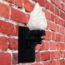 Cast Iron Victorian Floral Wall Sconce Porch Light