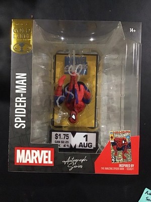 McFarlane Toys Marvel Spider-Man #1 Corner Box Autograph Series GOLD LABEL