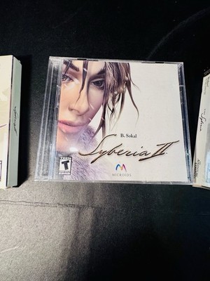 Vintage Syberia 1 & 2(sealed) PC Computer Games Lot Of 3 Complete CD Cases Clean