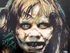 Linda Blair Signed 16x20 Photo "Sweet Dreams!" Beckett COA from Private Signing