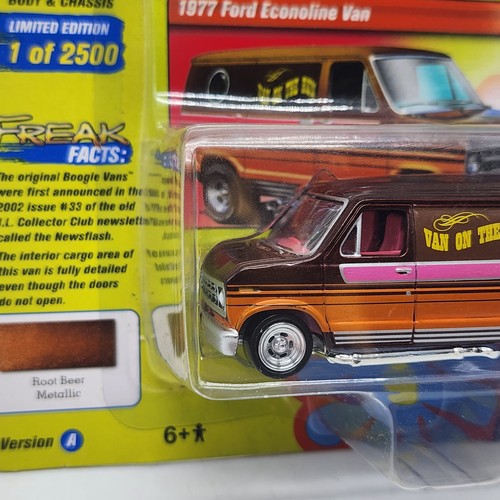 UH 1:64 1977 JOHNNY LIGHTNING Ford Econoline Van Boogie Vans Release 3 #5 HTF - Picture 4 of 8