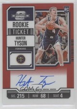 2023-24 Contenders Optic Rookie Ticket Variation Red Prizm /99 Hunter Tyson 0c3