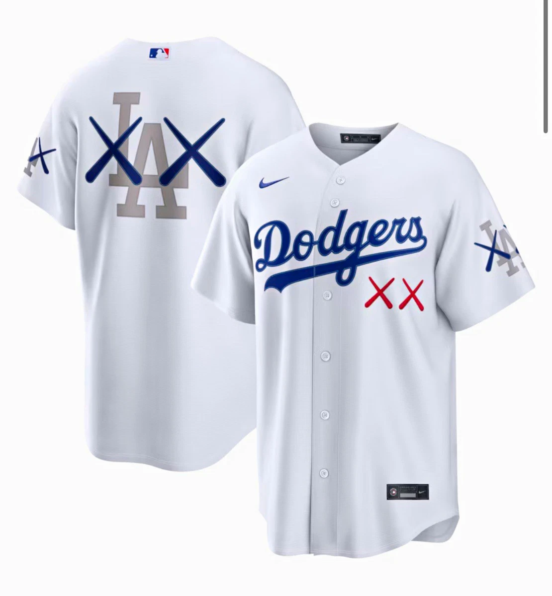 Nike Los Angeles Dodgers White MLB Fan Apparel & Souvenirs for